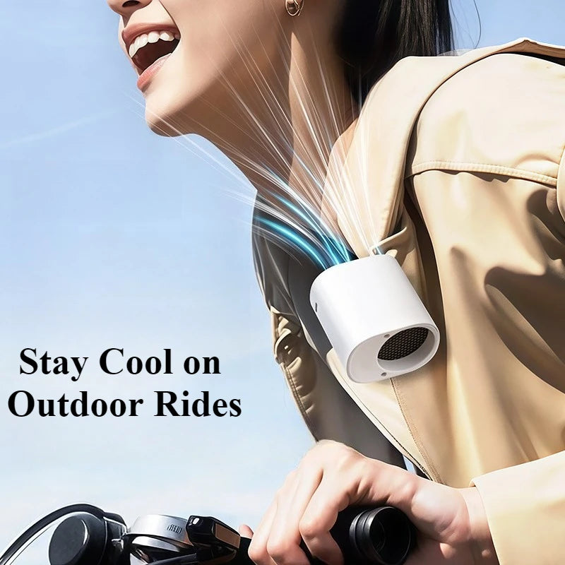 Portable 360° Rotatable Car Clip Fan - 100 Speed Settings, USB Rechargeable, Low Noise Mini Fan for Versatile Clamping